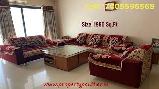 3BHK Furnished Flat For Sale in Vraj Vihar 8, Prahlad nagar, Ahmedabad.