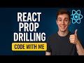 React Prop Drilling Explained! (+ Easy Fix with Context API) | Code With Me