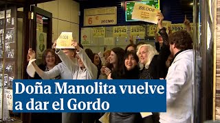 Doña Manolita vuelve a dar el Gordo en Madrid