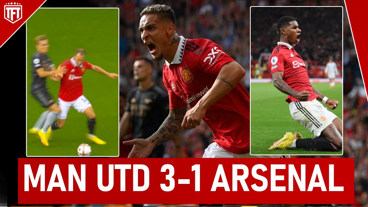 Man Utd SMASH 3 Past Arsenal! Manchester United 3-1 Arsenal Highlights ...