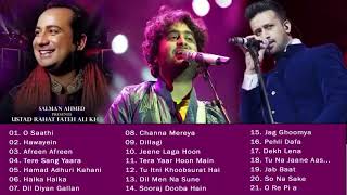Best of Rahat Fateh Ali Khan Songs Arijit Singh Atif Aslam_Bollywood Jukebox 👌