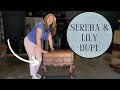 Serena & Lily Dupe - Coastal Look | Dresser Makeover | Furniture Flip | Painted Dresser