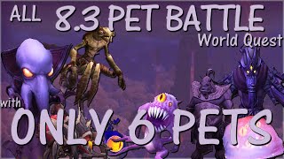 8.3 Pet Battle World Quest with Only Six Pets