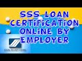 How to Certify SSS Loan Online by Employer