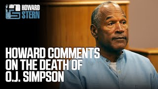 Howard Gives His Thoughts on O.J. Simpson’s Death