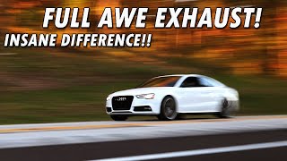 AWE Touring Exhaust COMPLETELY Changes My Audi b8.5 S5!