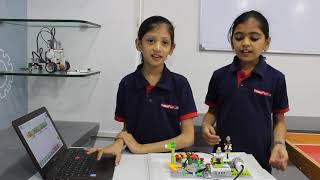 Surat Robofun Lab - Ishani \u0026 Freya -  Merry go round using we do 2 0 - CSC intermediate