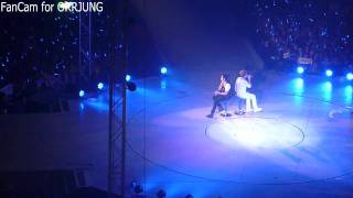 110115 Super Junior Super Show 3 Live In Bangkok - Sung Min with guita