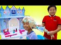 Wendy Does her Makeup and Dress Up like Elsa | Funny Story for Kids with Toys