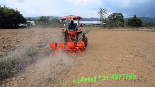 เครื่องหยอดข้าว บ่อไทย (Rice planting)