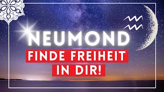 Die beste Zeit, um deine Zukunft neu zu gestalten! Neumond im Wassermann Meditation ♒️🌑✨