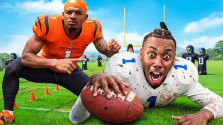 I Trained with NFL Players for 24 Hours!!