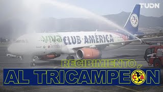 🦅🏆 El recibimiento al América TRICAMPEÓN en la CDMX | TUDN