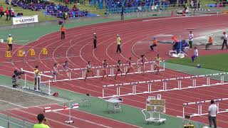 女子100mH 準決勝1組