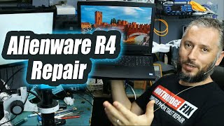 Alienware R4 Gaming Laptop Motherboard Repair - Damaged LVDS Display Connector