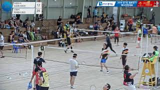 (의정부시) 김성욱/권욱진 vs (고양시) 박대경/신원진_남복 40 C1부 예선 14조[2019 경기도협회장기 배드민턴 대회(신곡)]