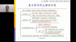 【2017年12月13日人資法律空中教室直播】片段分享：判決解析-契約終止權的行使(高等法院106年度勞上字第46號判決)