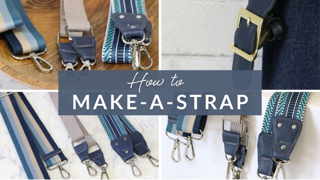 How To Make A Strap Pattern Tutorial Youtube