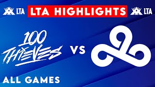 100T vs C9 Highlights R3 | LTA North 2025 Split | 100 Thieves vs Cloud9 by Onivia