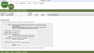 Emailing from Elsevier ScienceDirect