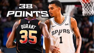 Victor Wembanyama Demolished Durant, Booker and the Suns | Spurs vs. Suns | November 2, 2023