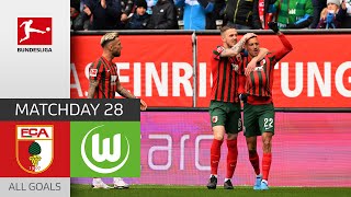 Augsburg Wins - Relegation Battle Heats Up! | Augsburg - VfL Wolfsburg 3-0 | All Goals | MD 28 – BL