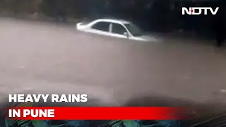 Vehicles Submerged, Homes Flooded As Heavy Rain Hits Pune