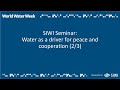 SIWI Seminar: Valuing wastewater for new solutions (2/3)