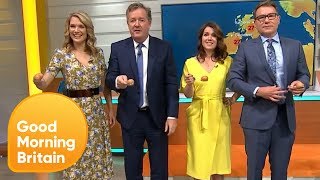 The Good Morning Britain Egg and Spoon Race | Good Morning Britain