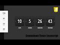 Countdown Timer In Javascript || Web Design || Javascript || Javascript Tutorial || Html5 || Css3