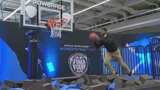 Wow! Kaitor Kay makes slam dunk live on WKYC: Watch the fun moment