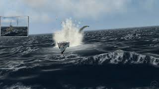 The Sinking Of The HMS Nelson \u0026 HMS Rodney In HUGE Waves | Living Silent Hunter 3 - Edition 2020