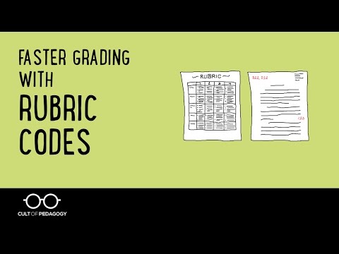 Faster Grading with Rubric Codes Faster Grading with Rubric Codes