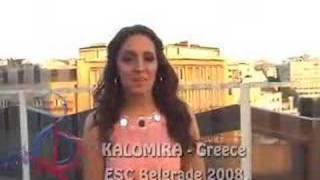 Kalomira visits OGAE Serbia & EuroCafe (ESC 2008 Belgrade)
