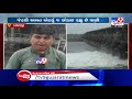 dhoraji bhadar 2 dam overflows again following heavy rainfall in the upstream areas tv9news