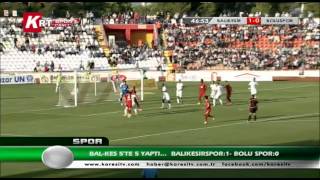 Balkes 5'te 5 Yaptı    Balıkesirspor 1   Boluspor 0