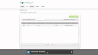 Getting started in Sage One Payroll