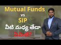 Mutual Funds in Telugu | What is the Difference Between Mutual Funds and SIP? | Kowshik Maridi