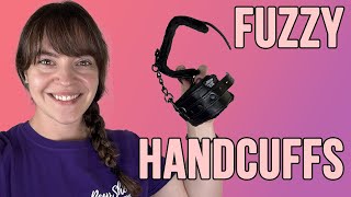 Educational BDSM Review - Sportsheets Shadow Fur Handcuffs Vegan Leather Sex Toys