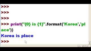 Python Print function and the string.format method