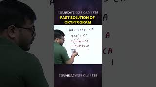 Fast Solution Of Cryptogram Maths Mathstricks Youtubeshorts