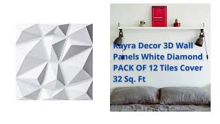 Kayra Decor 3D Embossed Paintable Wall Panels