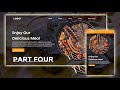 Responsive Restaurant Website Using HTML CSS JavaScript | food website using html and css |Part four