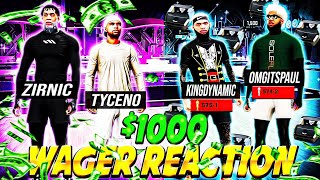 Tyceno Played His First $1000 NBA2K24 Wager Against A 100 WIN PERCENT ZEN USER AND THIS HAPPENED...😱