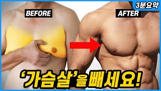 💪[조회수 230만!!]가슴지방을 제거하는 가장 효과적인 방법 4가지!? (feat. 남자 '여유증' 원인)