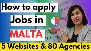 How To Apply For JOBS In MALTA Easily? | Step By Step Complete Process With Demo