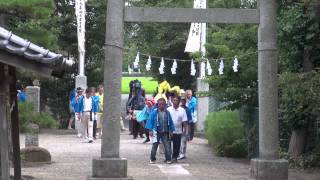 川島町白井沼獅子舞　夏祭礼　2013 7/21