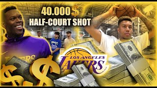 $40,000 HALF-COURT SHOT!  /w Sidney, Willy, Eli, Rohat