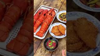 Eat Spicy Octopus🦀🦐Fisherman eating delicious seafood boil! 🦞🐟