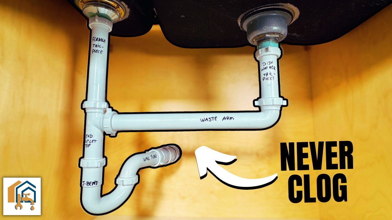 How To Properly Install A Drain On A Double Sink Like A Pro Youtube